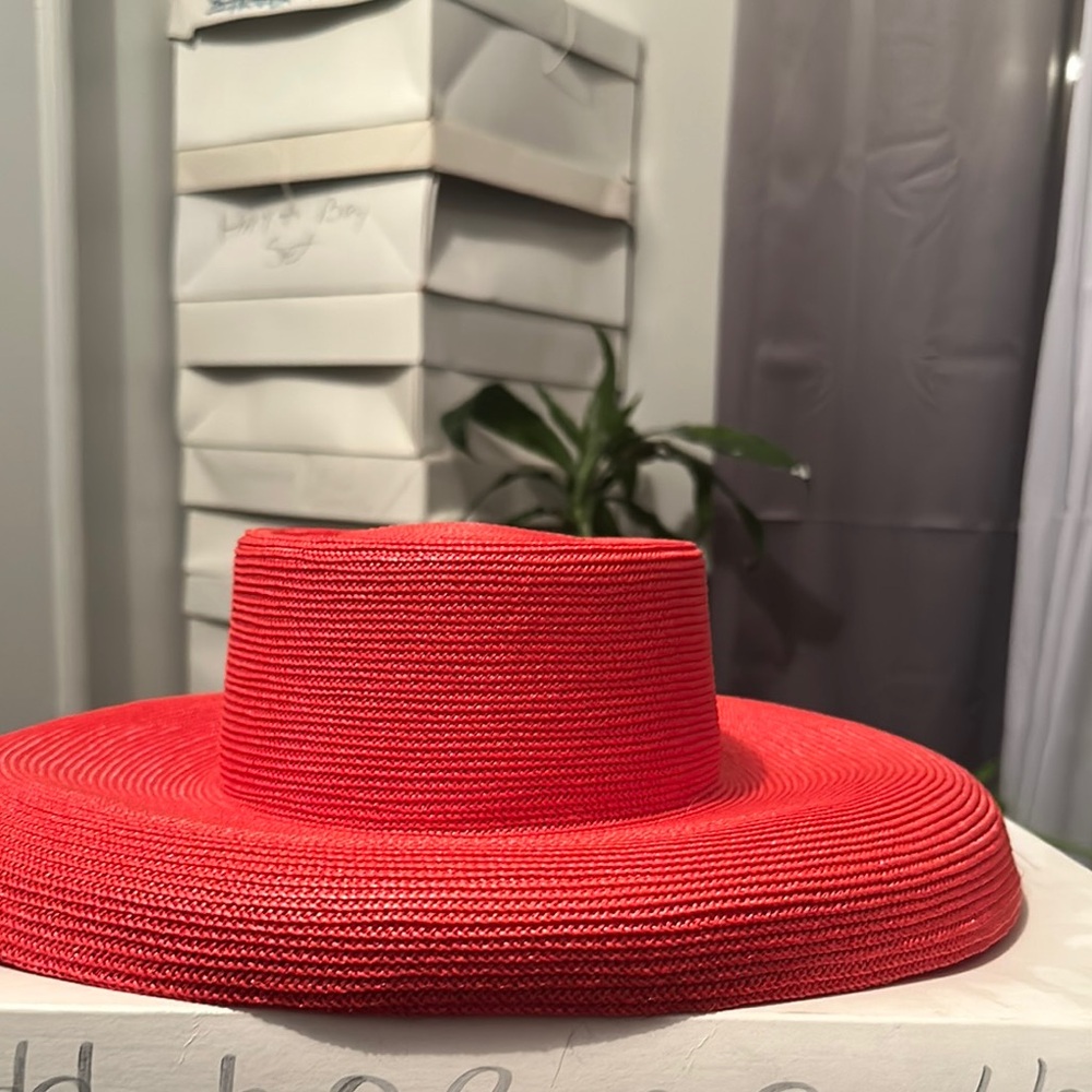 Elegant Red Women's Hat